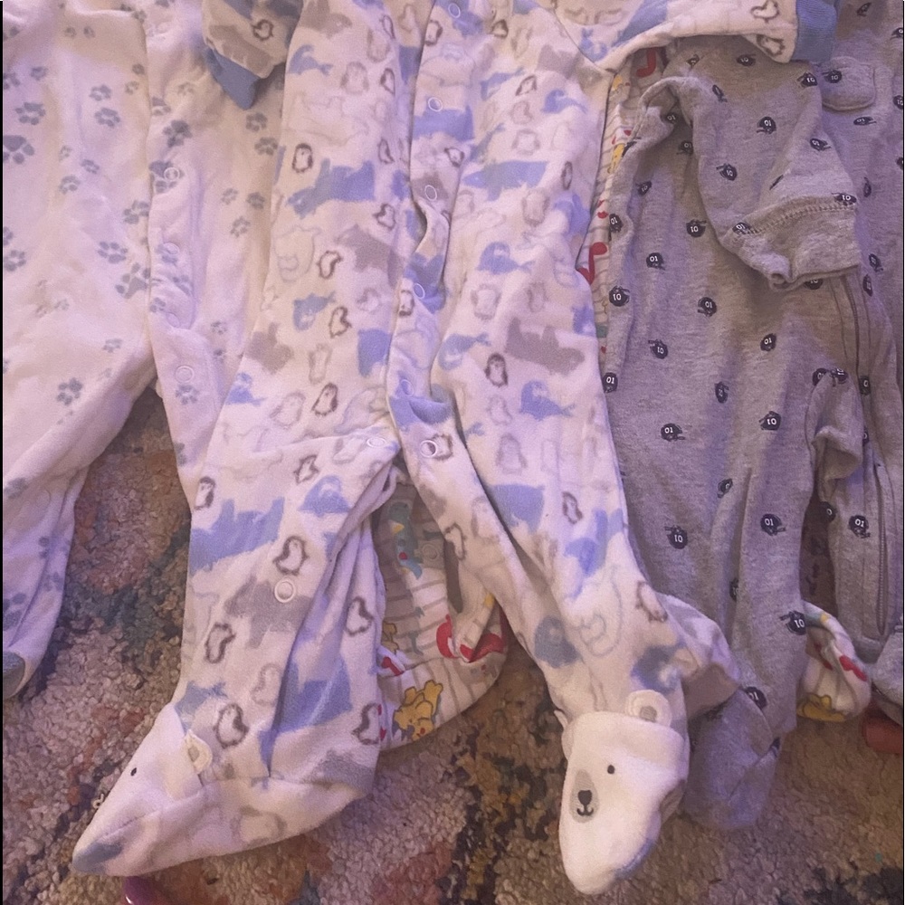 Baby footie pajamas